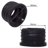 SKIR'CO (2 pcs) Black 50 x 40 mm Rubber Sleeve