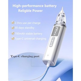 Nasal Aspirator for Baby,Baby Nose Sucker,Electric Nasal Aspirator for Baby,for Relieving Nasal Congestion,Nose Cleaner with 3 Silicone Tips,Adjustabl
