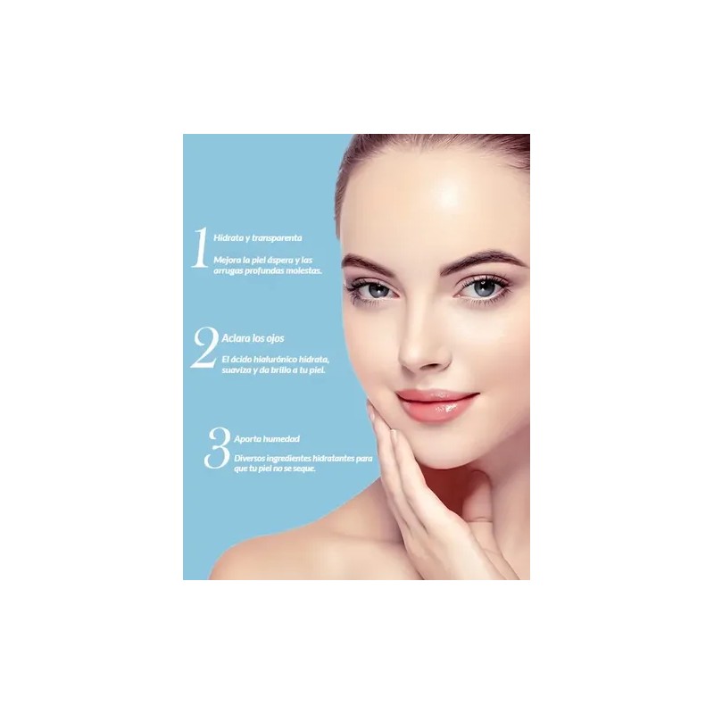 2x Parches Hydrogel Para Ojos Colágeno Anti Ojera Hidratante