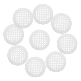 LALAFINA 20pcs Round Soffit Vent Covers Air Vent for Cabinets Lightweight Grille for Wardrobe Shoe Cabinet Ventilation Easy Installation Durable Design