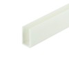 Outwater Plastics White 5/16'' Long Leg Styrene Plastic U-Channel/C-Channel 36