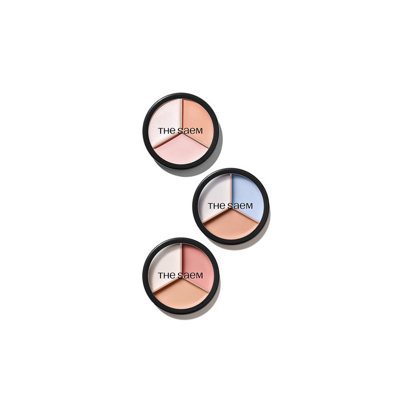 The Saem Cover Perfection Triple Pot Concealer 7 Colors