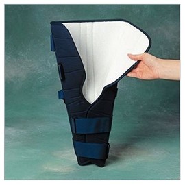 Patterson Medical/Sammons-Preston Rolyan Knee Support Immobiliser - Long Length 24" (61cm) Medium Leg Circumference- 19"–20" (48 – 51cm) - Navy Blue - 09 104 8321 A404205 / A404126