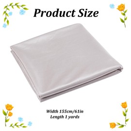 FREEBLOSS 1 Yard Non-Stretch Knit Fabric Width 155cm Soft Knitted Fabric with Shiny Side for Making Test-Fit Bras Sewing Cradles