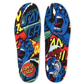 Remind Insoles Destin Impact | Screaming Hand Collage | Shoe Inserts for Mid-High Arch Support | Skateboarding & Snowboarding | Walking, Hiking, Running | Lightweight Comfort | Mens Size 11-11.5