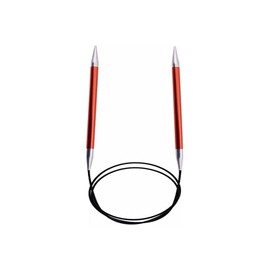 Knit Pro KP47101 Zing: Fixed Circular Knitting Pins: 60cm x 5.00mm, 5mm, Pink