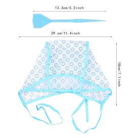 10 Pack Disposable Highlight Tipping Cap with Plastic Hooks Hair Highlighting Cap Hair Coloring Dye Cap for Salon and Home Dyeing Hair