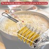 FAMKIT Taco Fryer Basket 6 Shells, Detachable Handle Taco Shell