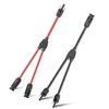 Solar Cable Y Splitter, 1Y2 Solar Panel Y Connector 10AWG