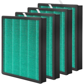 300 Replacement Filter Compatible with Coway AIRMEGA Max 2 300 / 300S Air Cleaner Purifier AP-1515H, 2 Stages Filtration of H13 True HEPA and Activated Carbon Filter, Part # ‎AP-1515-FP