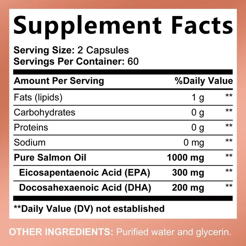 Cápsulas De Aceite De Salmón Taoters Omega-3 (120 Cápsulas)