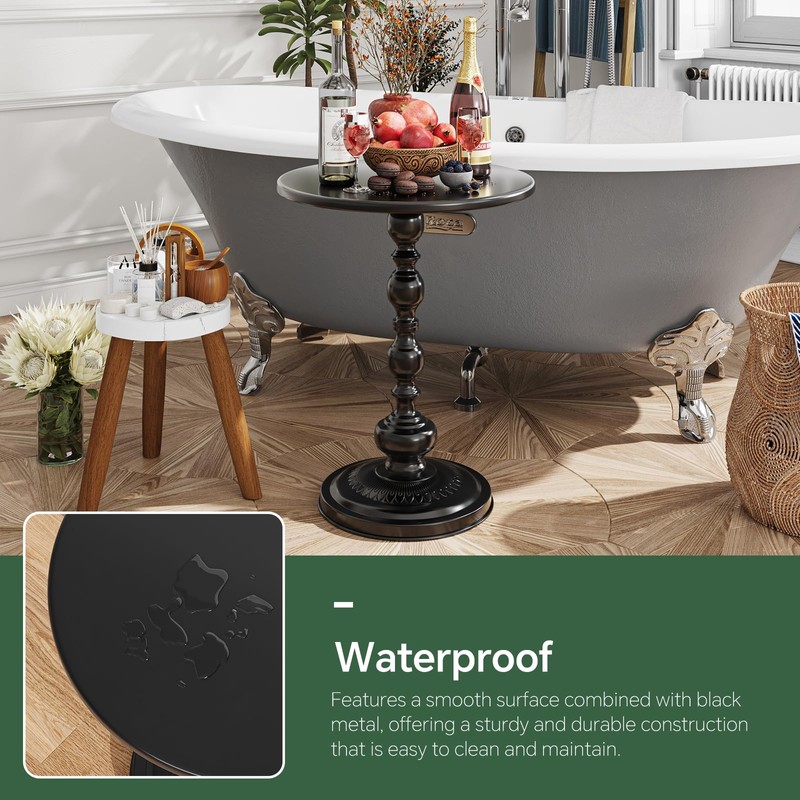 Simple Trending Small Side Table, Round Drink Table End Table,