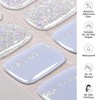 Nail Polish Strips - No UV Lamp Needed (Sky Sparkle