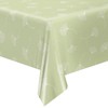 QPC Direct Dandelion Linen Effect PVC Oilcloth Table Cover Vinyl