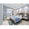 Am-Light Modern Ceiling Light with Pendant Owl Shade for Children's