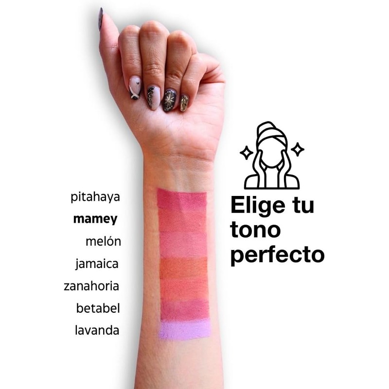 Rubor en Polvo Compacto, para Piel Grasa y Sensible, con
