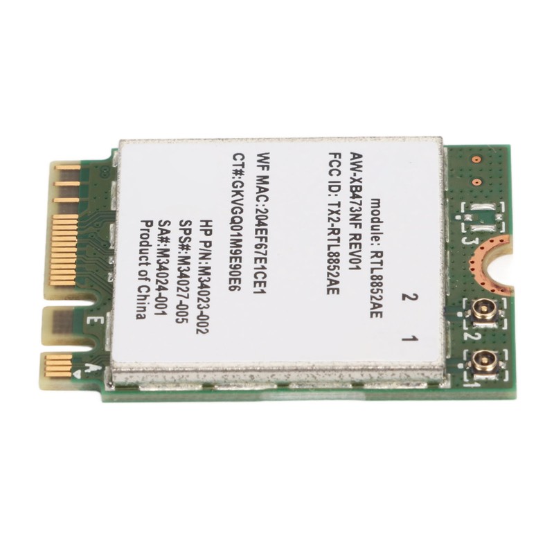 WiFi6 Wireless Card 574Mbps 2.4G 1200Mbps 5Ghz BT5.2 M.2 AC