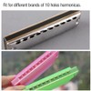 Durable Hands Free Professional Adjustable 10 Holes Harmonica Harmonica Support,