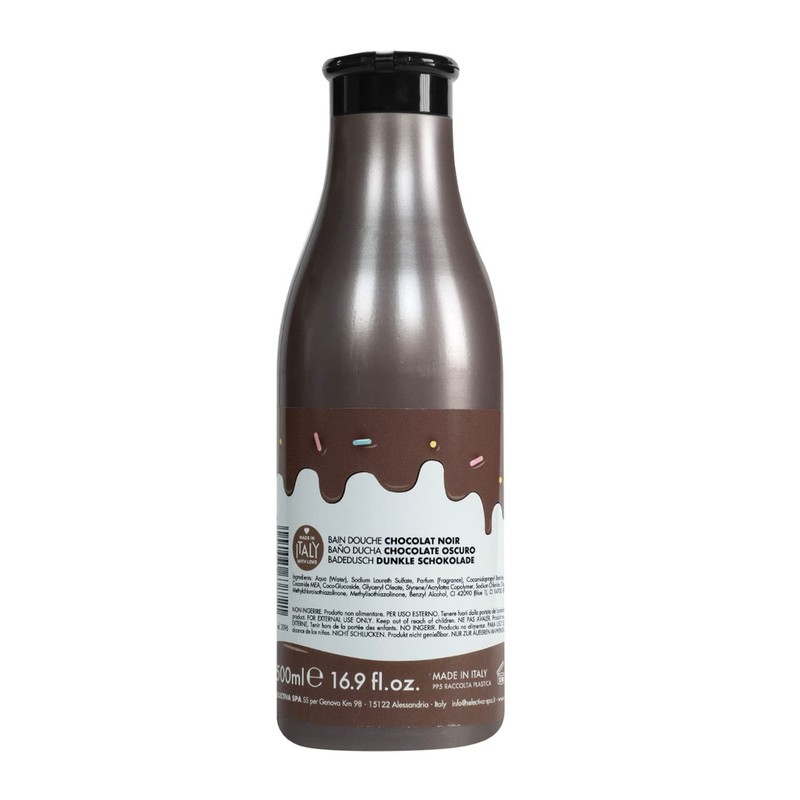 Aquolina Bagno Doccia CIOCCOLATO FONDENTE. Bagnoschiuma leggero e di veloce