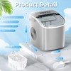 Antarctic Star Countertop Ice Maker，Portable Ice Makers with Self-Cleaning, Bullet