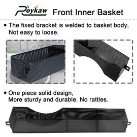 Roykaw Golf Cart Front Inner Basket Dash Storage Tray Organizer for EZGO RXV 2008-up - One Piece Solid Design