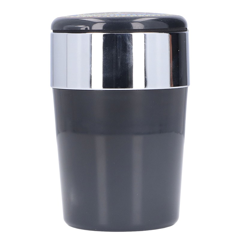 Car Ashtray Smokeless Blue LED Ashtray Cup Holder with Double