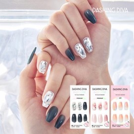 M-Desing Diva Artificial Shape Nail 3-piece set / M데싱디바 아티피셜 쉐잎 네일 3종세트