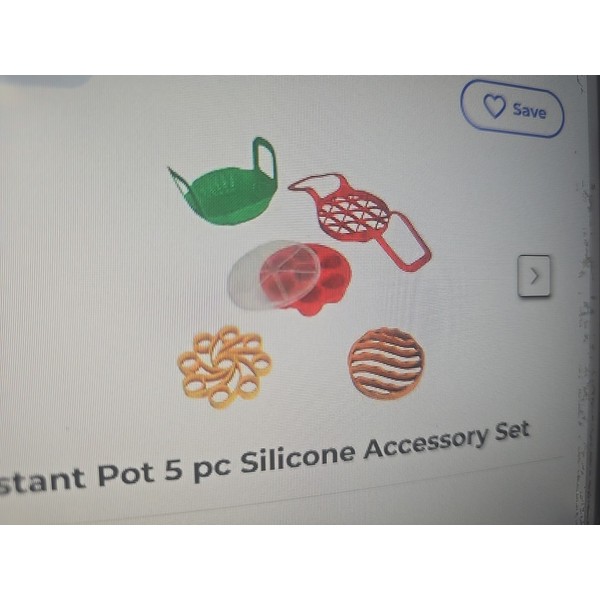 Instant Pot Silicone Essential Accessories 5 Piece Set
