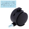 4pcs Casters Screw Casters Screw-in M8 Cart Chair with Stopper