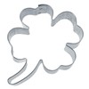 Staedter Four-leafed Clover Cookie Cutter, 7 cm, Stainless Steel Silver,