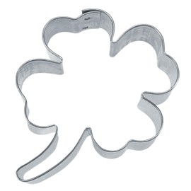 Staedter Four-leafed Clover Cookie Cutter, 7 cm, Stainless Steel Silver, 7 x 30 x 30 cm