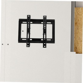 LABRIMP 1 Set Tv Wall Mount Bracket Adjustable Tilt Tv Shelf for Screens Sturdy Construction Space Saving Design Easy Installation Supports Up