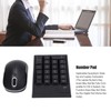Numeric Keyboard Mouse Set MC‑61CB Wireless 2.4g Portable Silent Keypad