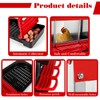 Chitidr Chicken Nesting Box, 6 Compartments Metal Chicken Laying Box