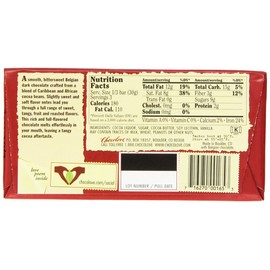Chocolove Chocolate Bar, 65% Rich Dark, 3.2 Ounce (Pack of 12)