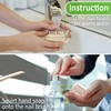 Konex Non-Slip Wooden Two-sided Hand and Nail Brush. Fingernail Brush