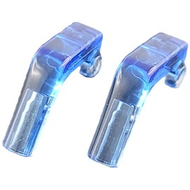 Switch It! Original Universal 2 x Eyeglass Temple Joints - Model 2068 & Similar in Bright Blue - Perfect Fit & Durability for Your Style, red