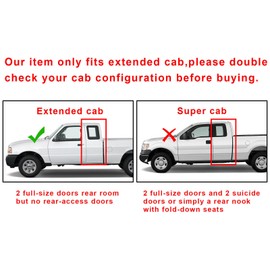 KUAFU Outer Rocker Panel Compatible with 1993-2011 Ford Ranger 2 Door Extended Cab Steel Rust Repair Patch Rocker Guards Replacement Electrophoresis - Driver & Passenger Side