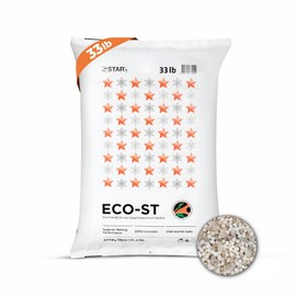 Eco-St Ice Melt Safe For Concrete - Fast Acting - Pet Safe Anti-Corrosion Snow Melt - Effective at -30℉ (33lb)
