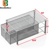 Deco Brothers Stackable Pull Out Cabinet Sliding Basket with Dividers,