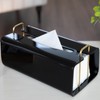 Acrylic Tissue Box Holder Rectangle​ with Curved Design - Decorative