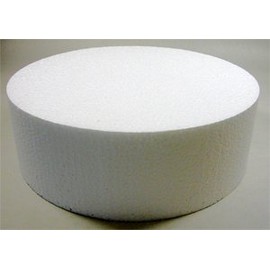 Golda's Kitchen Cake Dummy, 10" x 3", White