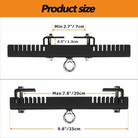 YZZHAJ Heavy Duty Beam Clamp Hanger Mount,Heavy Bag Mount 360° Rotation Suitable for I or H Beam Clamps and Hangers Punching Bag Hanger for Boxing Muay Thai Training,Aerial Yoga Swing & Hammock