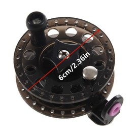 Fly Fishing Reel, Saltwater Fly Reel Fly Fishing Reels,Fly Fishing Tackle Round Tackle Wheel Ice Fishing Reels Plastic