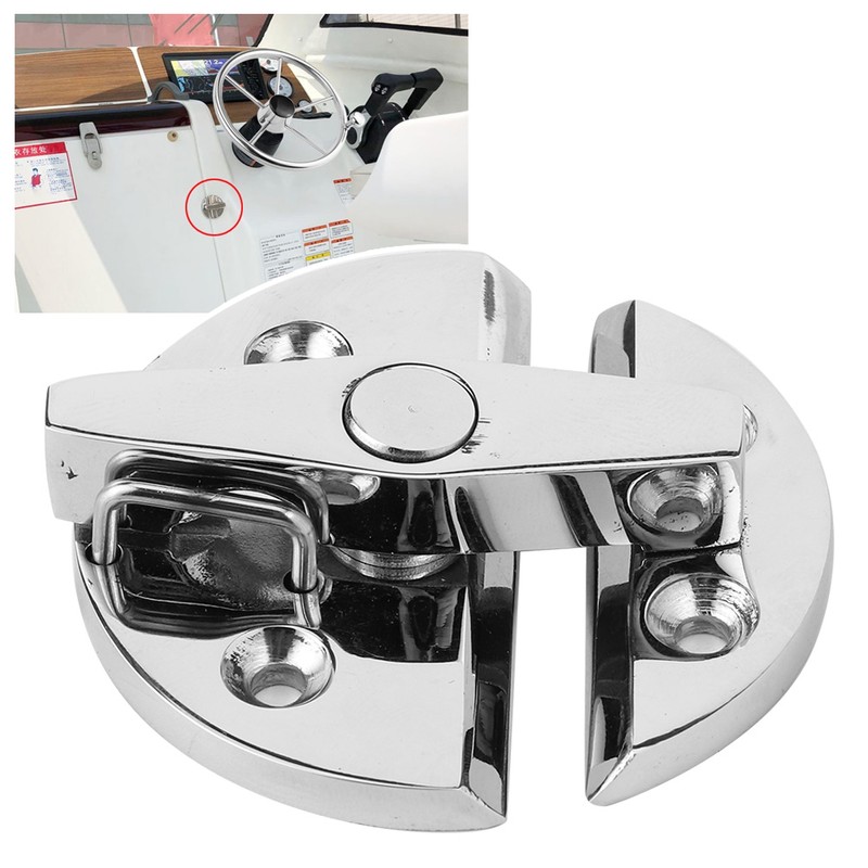 Turn Button Catch Rotate Latch Lock for Boat Door Cabinet