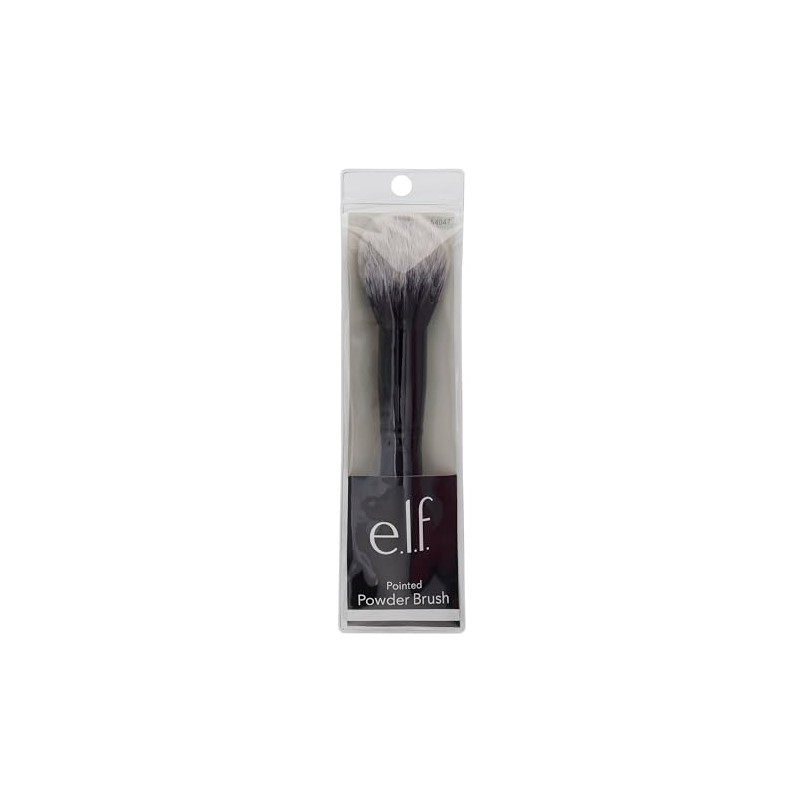 e.l.f. Pointed Powder Brush for Precision Application, Synthetic