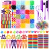 2065 Pcs Hair Ties Set with Tools & Clips, Colorful