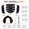 EMS Muscle Stimulator for Home Fitness – Portable Ab, Arm,