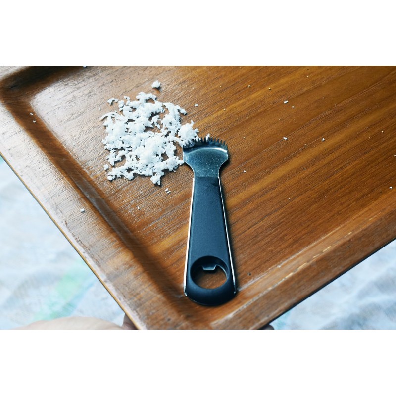 Small Size Handle Coconut Grater - Durable Sharp Stainless Steel