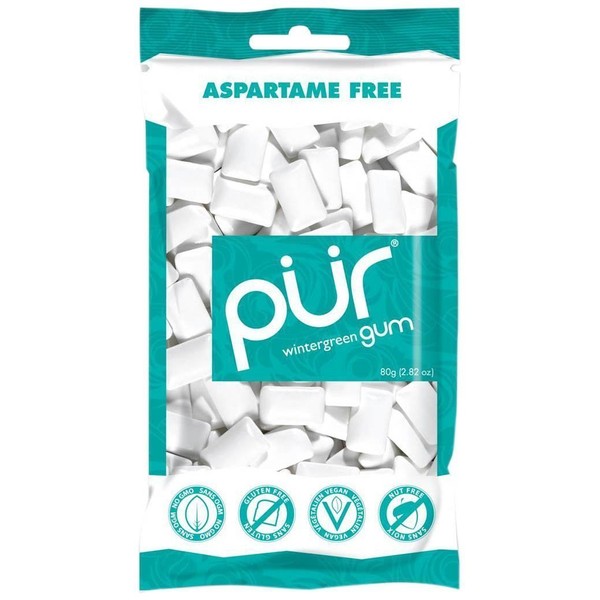 Pur Gum, Wintergreen Mint, 2.72-Ounce, 2 Pack